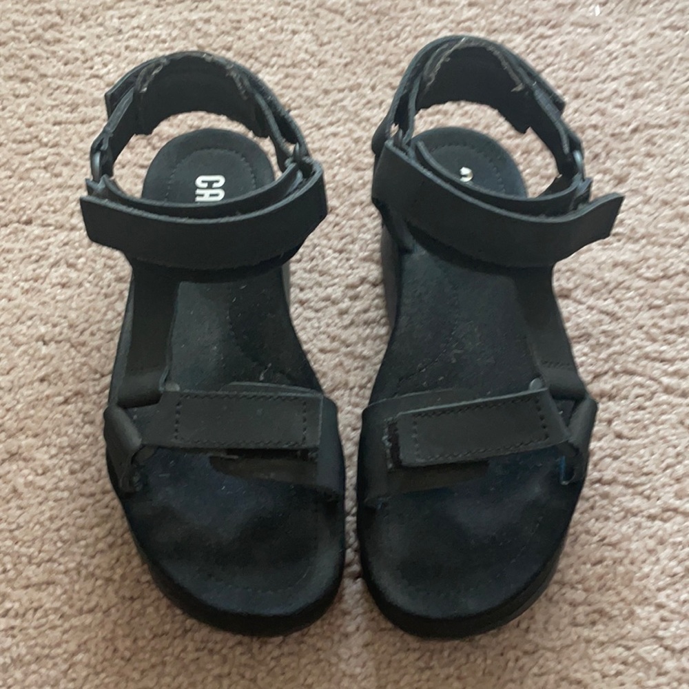 Camper sturdy platform sandal